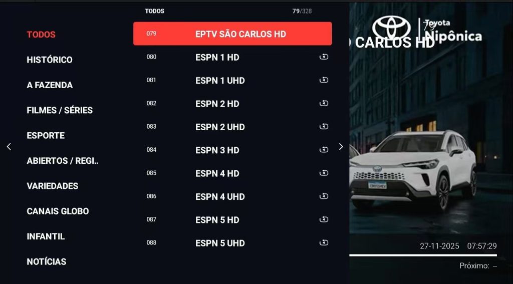 Instalação concluída